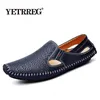 VANCAT Plus Größe 38-47 Kuh Echtes Leder Herren Schuh Frühling Sommer Atem Männer Luxus Fahren