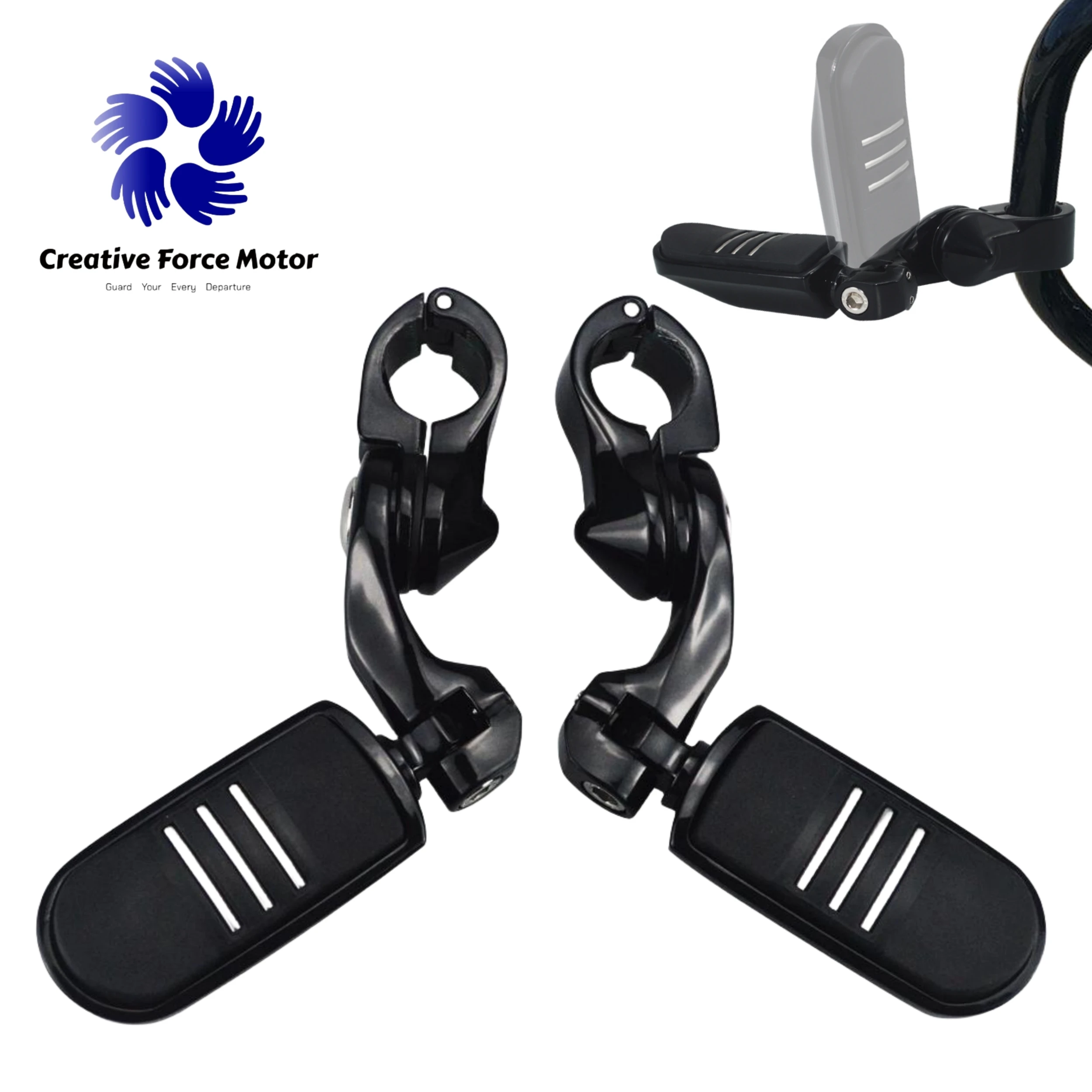 1-1/4 "protezione motore autostrada pedane moto poggiapiedi per Harley Davidson Honda Touring Softail FL Sportster 883 Road King Fat Bob 114 Street Glide 1984-2024 accessori moto