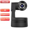 4K PTZ Webcam 4X Zoom digitale Auto Track Focus Camera funzione AI con microfoni per soddisfare
