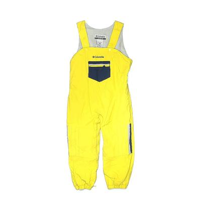 Columbia Snow Pants With Bib - Adjustable: Yellow Sporting & Activewear - Size 4Toddler