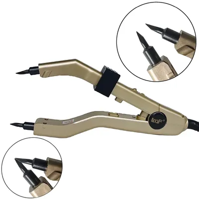 1Pcs 2024 New Temperature210℃ Hair Connectors Keratin Bonding Heat Iron Hair Extension Mini Heating