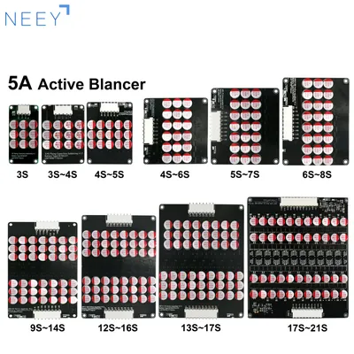 NEEY 5A 3S 4S 5S 6S 7S 8S 9S 10S 11S 12S 13S 14S 15S 16S 17S Active Equalizer Balancer