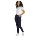 KAFFE Jeans KAvicky Damen Skinny Jeans Slim Fit Hose mit Hoher Taille Stretch Dark Blue Denim 38