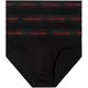 Calvin Klein Herren 3er Pack Hip Briefs Unterhosen Baumwolle mit Stretch, Schwarz (Black W/ Pompian Red Logos), S