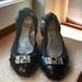 Coach Shoes | Coach Black Patent Leather Ballet Flats Size 7.5 | Color: Black | Size: 7.5