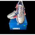 Adidas Shoes | Adidas Sneakers Zx930 X Eqt Micropacer Shoes Men 12 Metallic Silver Red Blu Read | Color: Blue/Silver | Size: 12