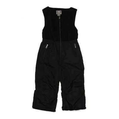 White Sierra Snow Pants With Bib: Black Sporting & Activewear - Kids Girl's Size 7