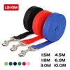 1,5 M 1,8 M 3 M 4,5 M 6 M 10 M Nylon Hundetraining Leinen Gehen Haustier Leine Lange Lanyard Zugseil für Kleine Große Hunde Leinen Artikel