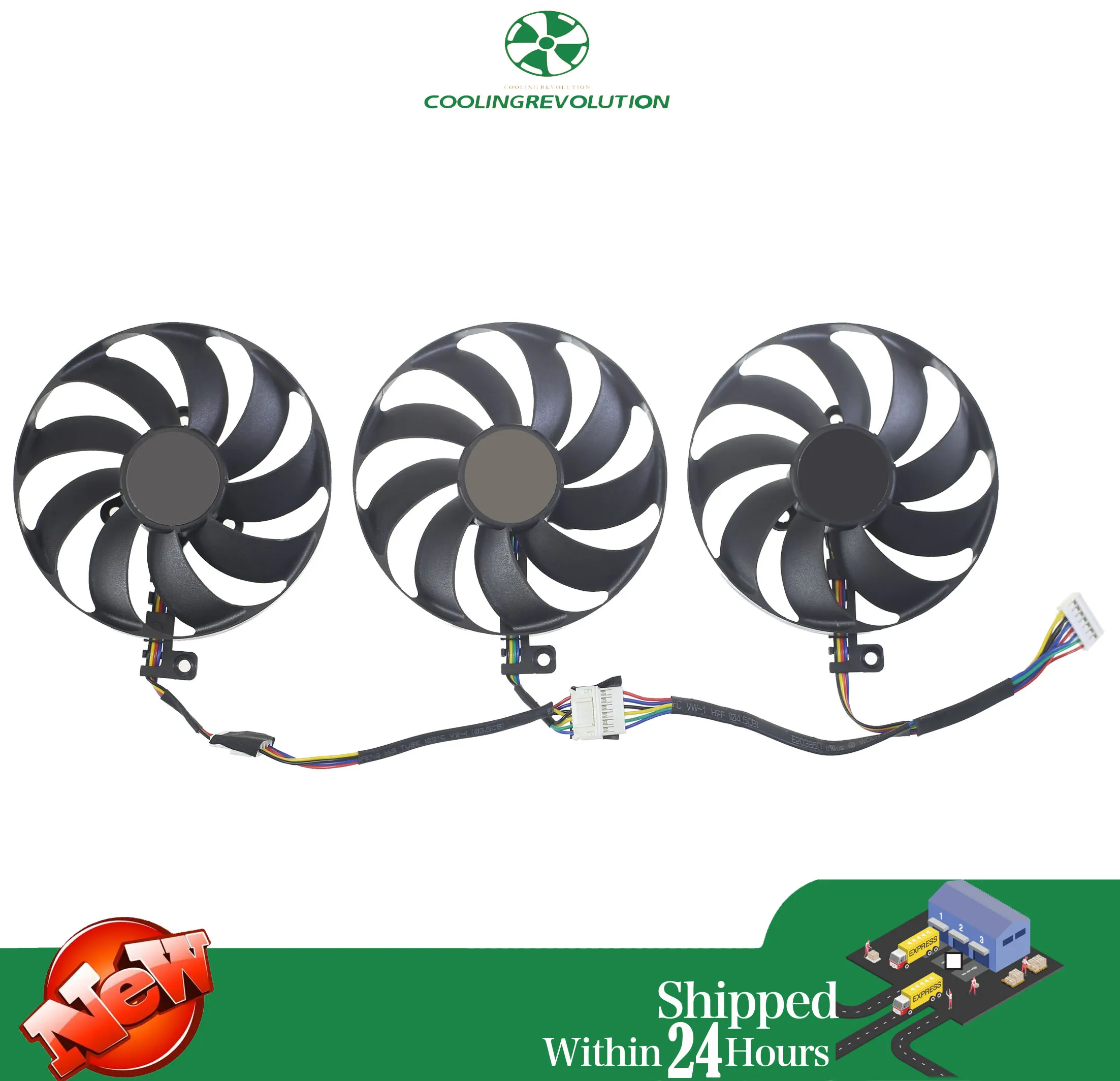 87MM T129215SU Grafikkarte Lüfter RX 5600 XT RX 5700 RX 5700 XT für ASUS ROG Strix RX 5600 XT RX 5700 RX 5700 XT Image