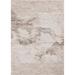 Brown/White 92 x 64 x 0.4 in Area Rug - 17 Stories Rectangle Tisa Area Rug w/ Non-Slip Backing Viscose | 92 H x 64 W x 0.4 D in | Wayfair
