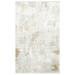 Red/White 92 x 64 x 0.4 in Area Rug - 17 Stories Rectangle Cloister Area Rug w/ Non-Slip Backing, Polyester | 92 H x 64 W x 0.4 D in | Wayfair