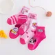 5 Pairs Disney Mickey Minnie Stich Socken Cartoon Anime Socken für mädchen kinder Socken Baumwolle