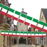 Super onezxz Italien Ammer Flaggen 20 teile/satz 14x21cm Wimpel Italien Italien es String Banner