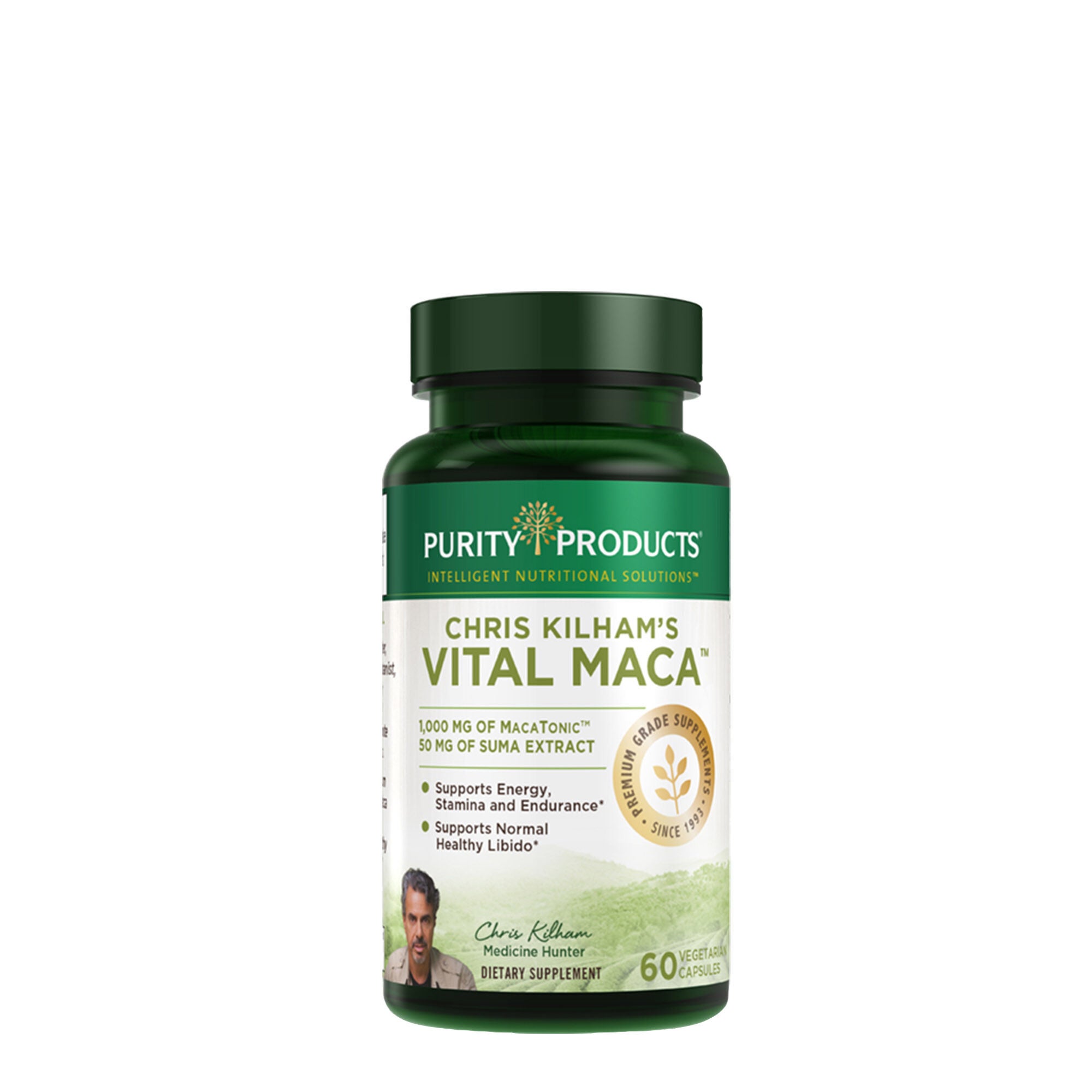 Chris Kilham's Vital Maca™ Healthy - 60 Vegetarian Capsules (30 Servings)