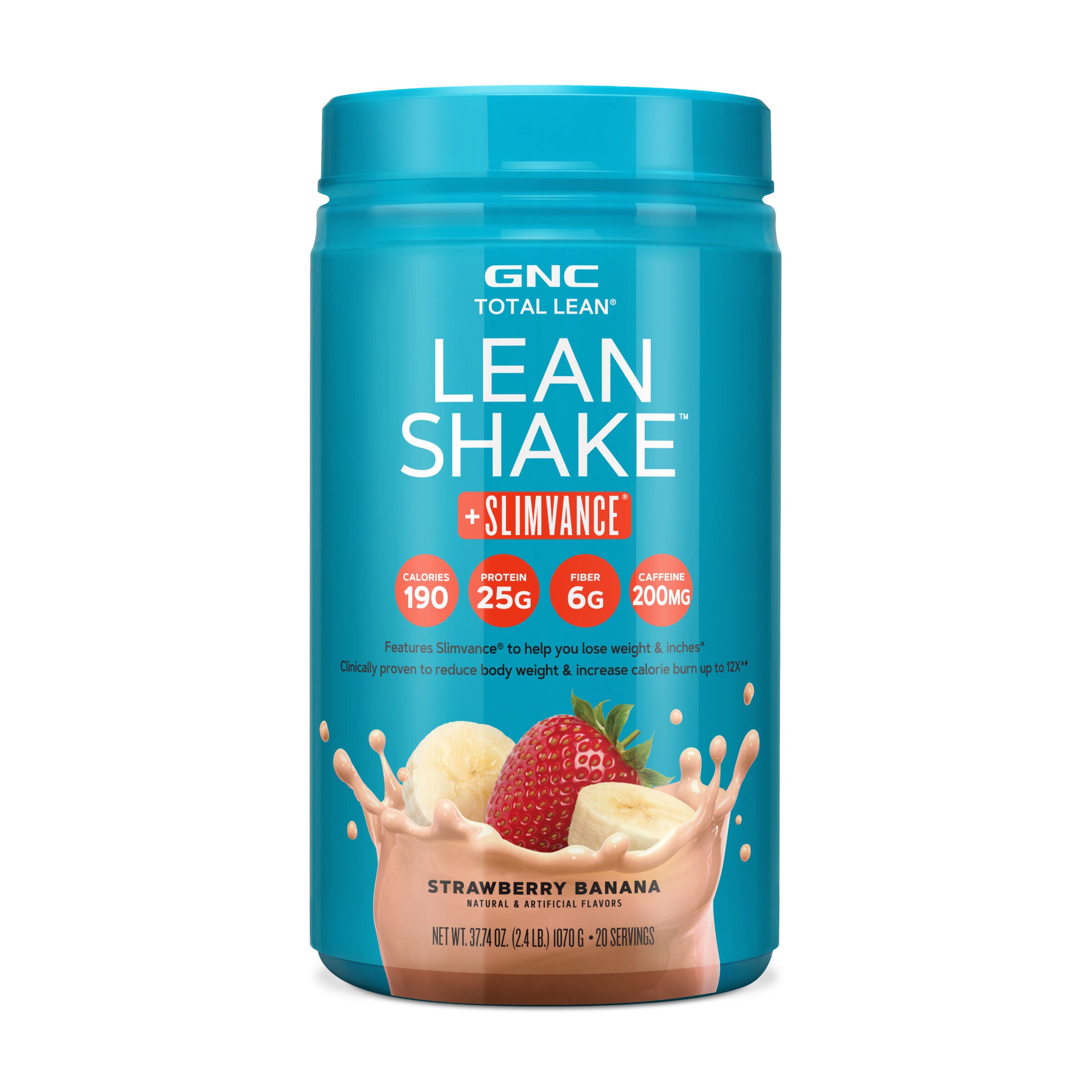 Lean Shake™ + Slimvance® Stim Healthy - Strawberry Banana (20 Servings)