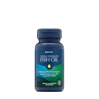 Triple Strength Fish Oil 1000Mg - 30 Softgels (30 Servings)