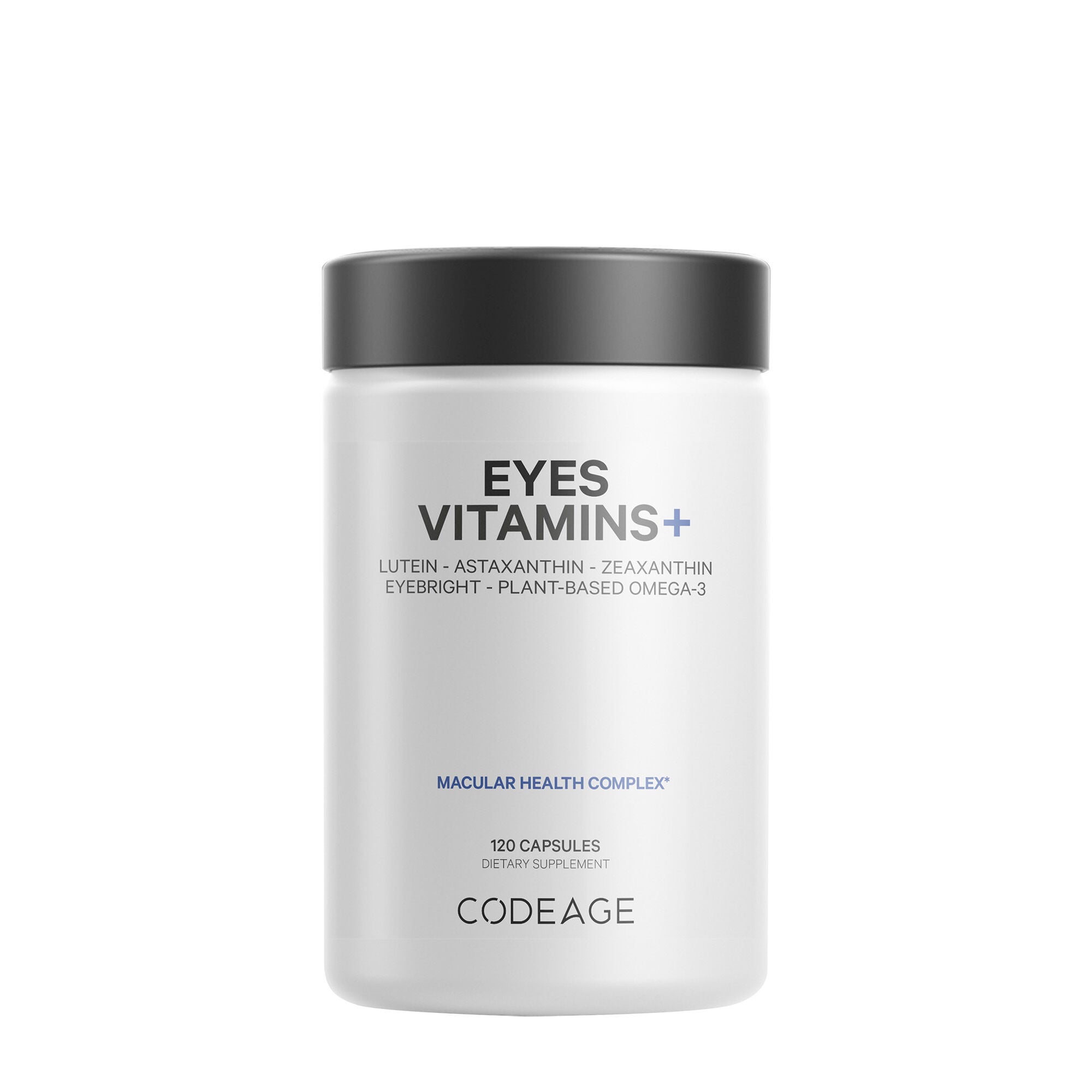 Eyes Vitamins+ Macular Health Complex Vitamin C B - 120 Vegetable Capsules (60 Servings)