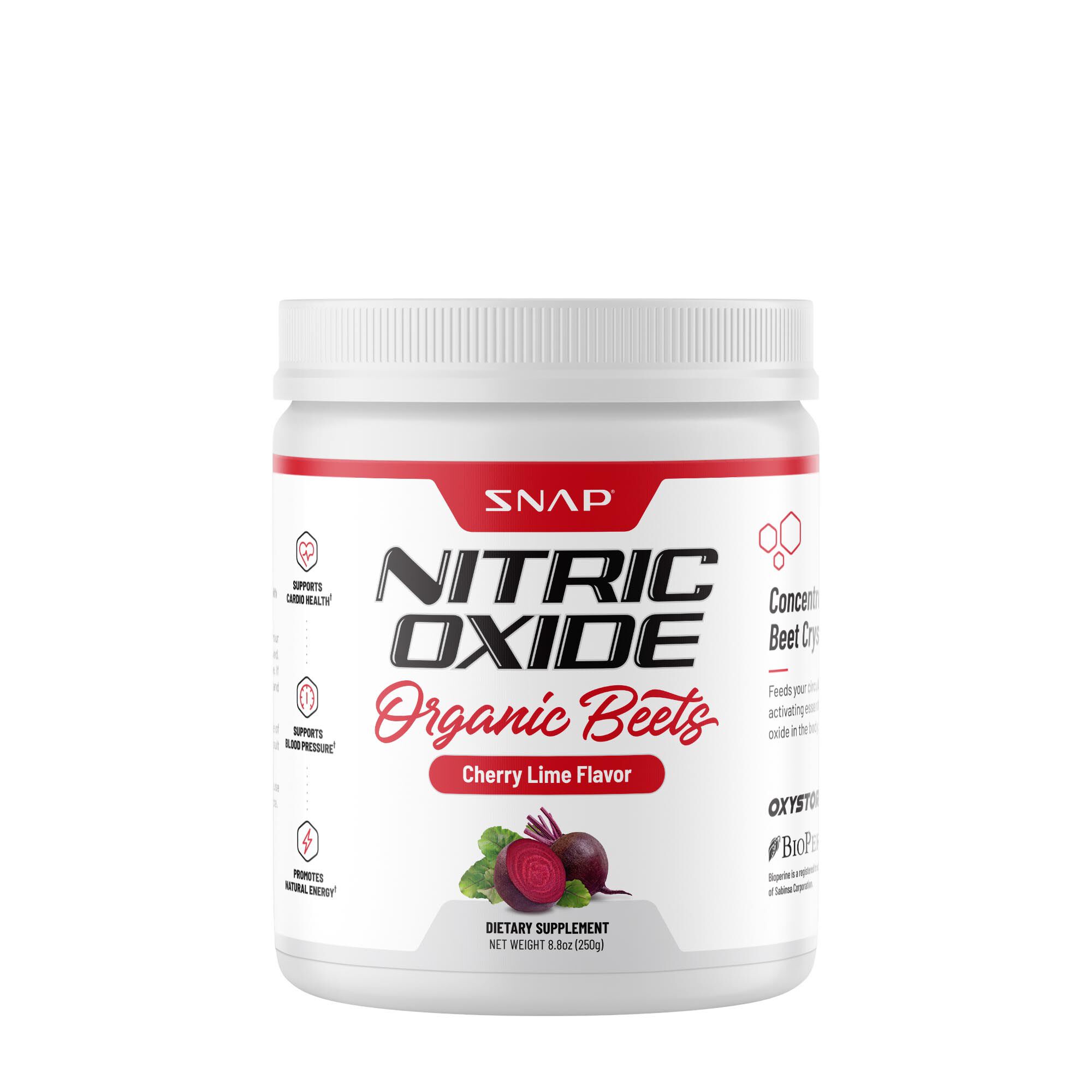 Nitric Oxide Organic Beets Vegan - Cherry Lime 8.8 Oz. (30 Servings)
