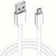 9.8ft 1pc Micro Usb Charging Cable For Android Charging Cables Nylon Braided Charging Cord Compatible For Power Banks, For Galaxy S7/ Htc/lg, , Ps4, Camera, Mp3