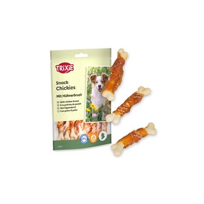 Trixie PREMIO Chickies, Hundeleckerli mit Hühnerbrust, Snackknochen, 100g Image