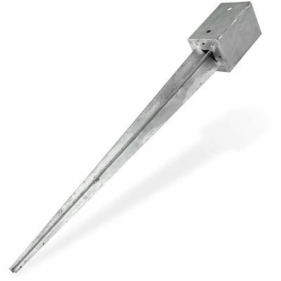 Pfostenträger Einschlagbodenhülse eckig 91x91x750mm feuerverzinkt Image