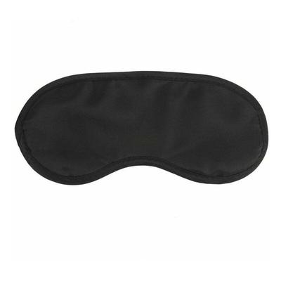 Schlafmaske mit elastischen Bändern, schwarz