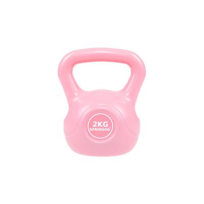 Hantel Kettlebell abs 2kg, rosa Gewichtsscheibe