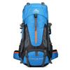 SheShow 70L Camping Backpack Travel Bag Climbing Men Women Hiking Trekking Bag Outdoor Mountaineering Sports Bags Hydration Luggage Pack - Blue