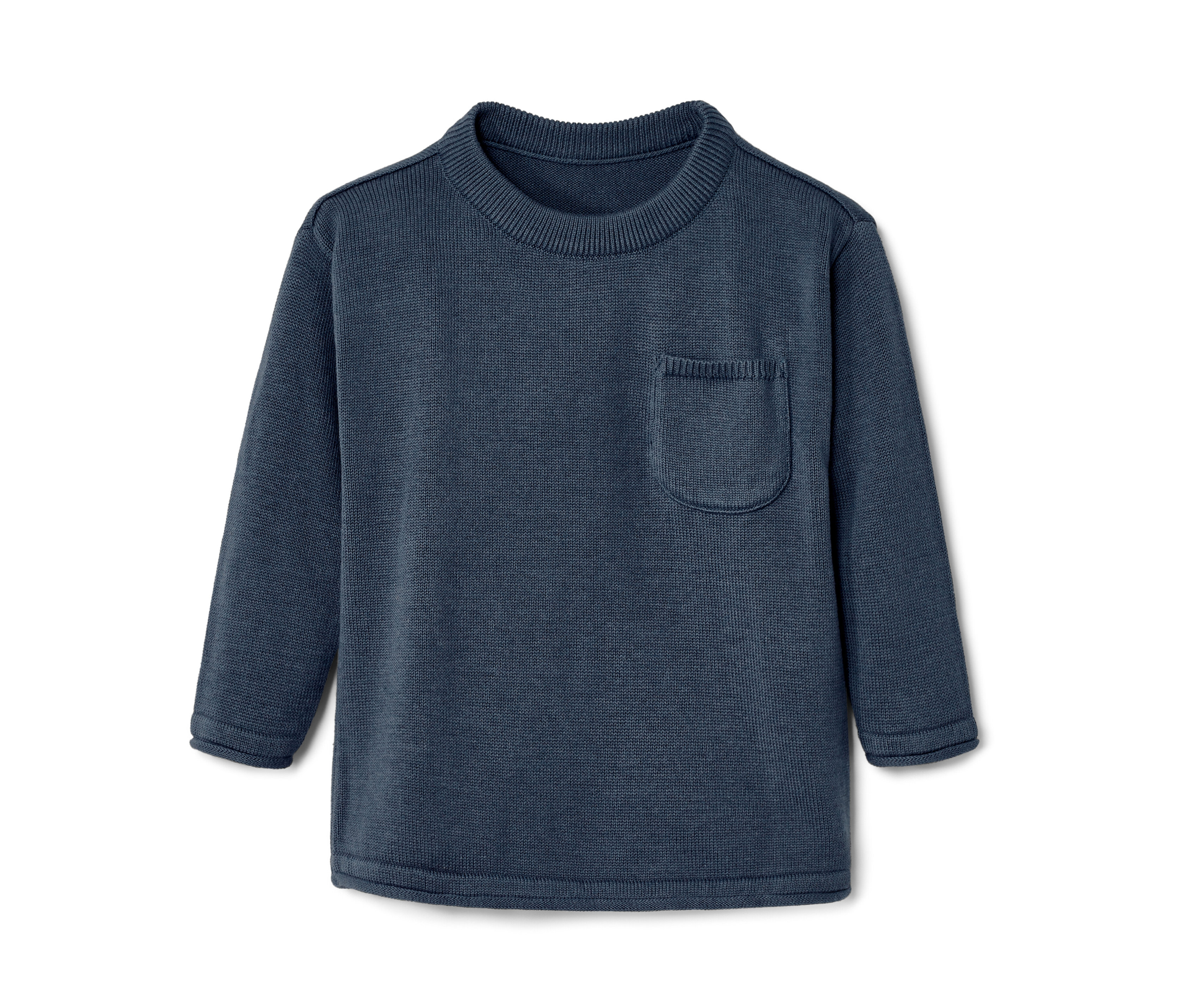 Tchibo - Kinder-Strickpullover - Gr. 110/116 - blau