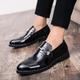 Men's Loafers Slip-Ons Fashion Boots Walking Casual Daily Microfiber Comfortable Booties / Ankle Boots Loafer Black Spring