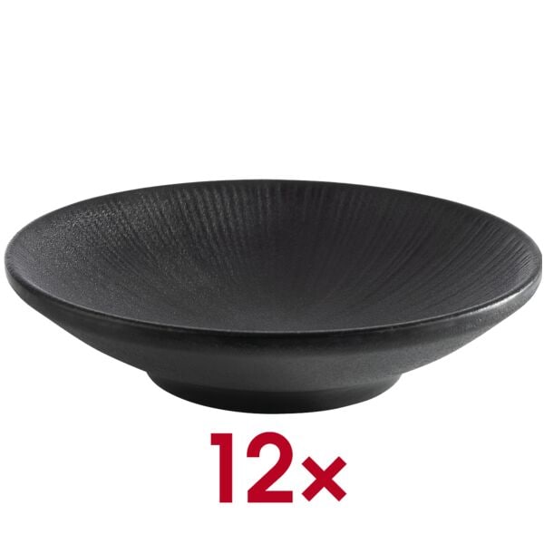 APS Teller »NERO« 15 cm schwarz Melamim schwarz