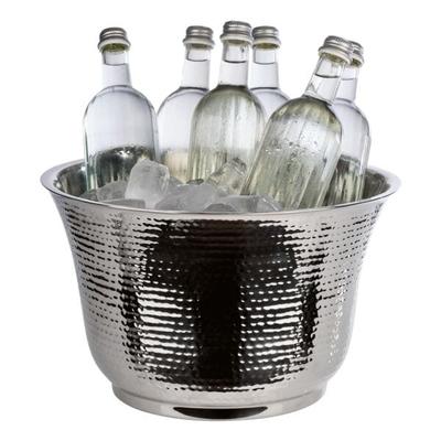 APS Design Flaschenkühler »STAINLESS« Hammerschlag-Optik silber Image