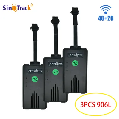3PCS SinoTrack 4G GPS tracker ST-906L for Car motorcycle vehicle tracking device with Cut Off Oil Power Free APP