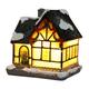 Lumières de Noël Résine Miniature Maison Meubles Led Maison Décorer Créatif Cadeaux de Noël