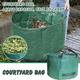 Rhafayre - Sac à déchets de jardin réutilisable grande capacité seau à ordures pliable Portable