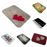 Patgoal Non-slip Kitchen Rugs Rectangle Floor Mat Soft Rug Pads Flannel Printed Area Rug Bath Mats Bath Rug Super Ultra Soft Area Rugs Fluffy Carpets Flannel Doormat