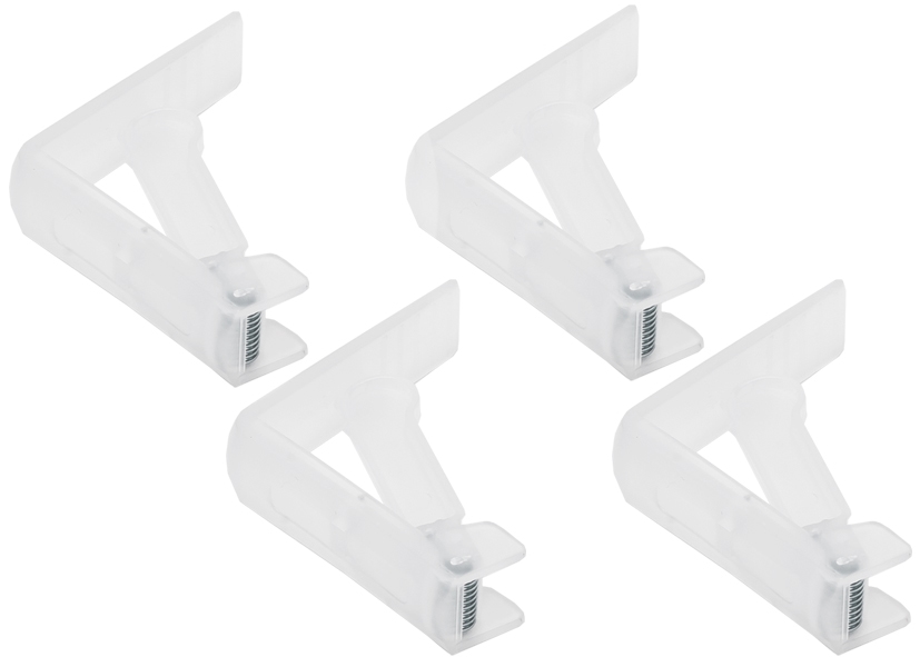 Eva 4 Tischtuchklammern Transparent Image