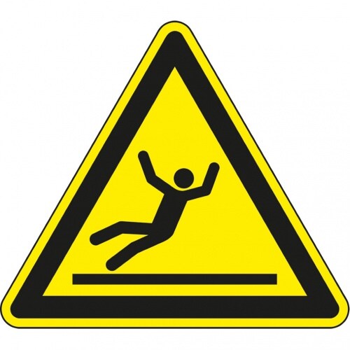Dreifke® Warnschild Warnung vor Rutschgefahr, ASR/ISO, Kunststoff, SL 100mm Image