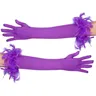 Gants longs ""Glamour"", violet