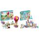 LEGO Disney Prinzessinnen auf magischer Reise Spielzeug mit Cinderella, Jasmine & Disney Princess Kreative Schlösserbox, Spielzeug Schloss Spielset