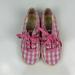 Kate Spade Shoes | Kate Spade New York X Keds Kids Champion Pink And White Gingham Sneakers Size 8 | Color: Pink/White | Size: 8g