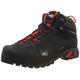 Millet - Super Trident GTX M - Men's Mid-Cut Hiking, Mountaineering and Trekking Boots - Waterproof and Breathable Gore-Tex Membrane - Vibram Soles - Grey and red