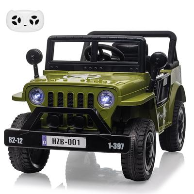 12V Kids Ride On Truck Car, LED Lights, Music, Remote Control Electric Ride On Car Toys for Kids