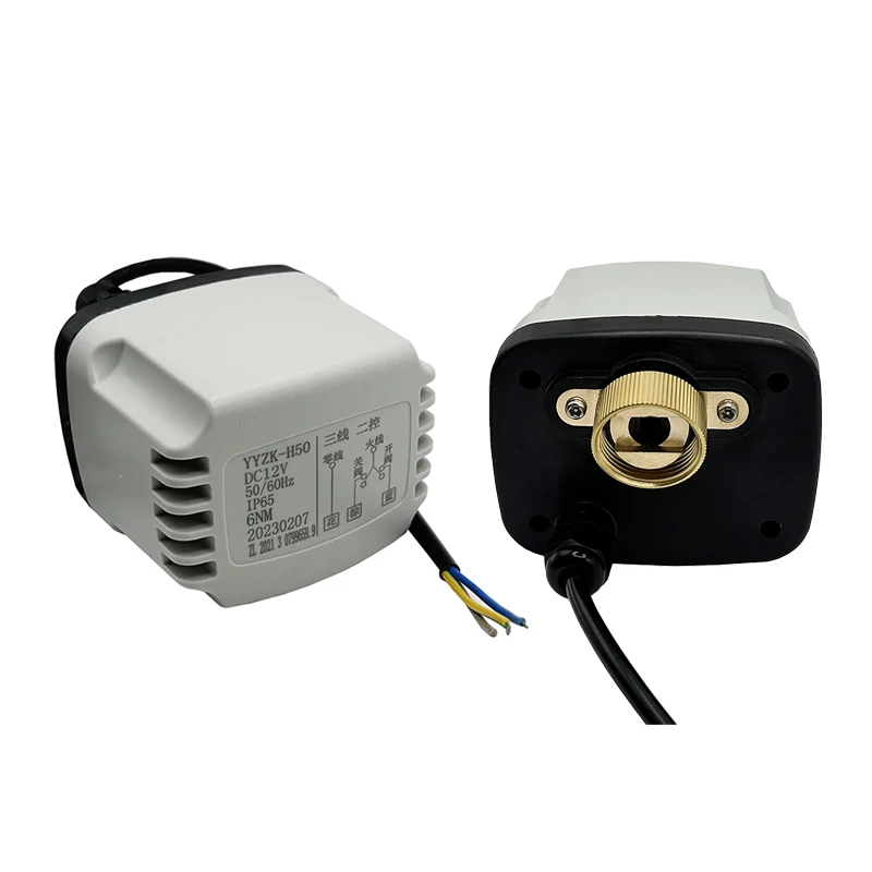 AC220V DC24V DC12V IP65 Wasserdichter elektrischer Kugelhahnantrieb 3-Draht 2 Steuerung elektrischer Kugelhähne Motor 1/2" 3/4" 1" 2" Image