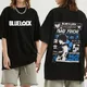 Anime Blue Lock Isagi Yoichi T-Shirts Harajuku Männer Frauen Fußball Cartoon Grafik Streetwear
