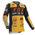 FOX-Maillot de moto pour homme vêtements de sport de motocross T-shirt de descente T-shirt de