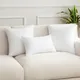 Coussin rectangulaire moelleux de qualité supérieure coussin blanc coussin décoratif pour canapé