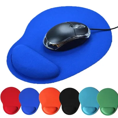 Tapis de souris en polymère solide avec assistant de poignet pour PC et ordinateur portable tapis