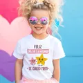 Happy mother's Day camicia per bambini stampata spagnola festa della mamma ragazzi ragazze Outfit