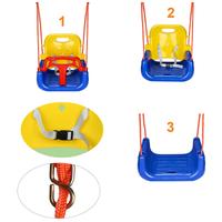 TolleTour Kinderschaukel Babyschaukel Spielplatz Kunststoff Schaukel-Sitz Kinder Outdoor